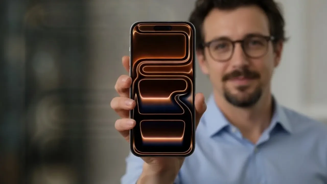 Daniel holding iPhone 18 Pro Max